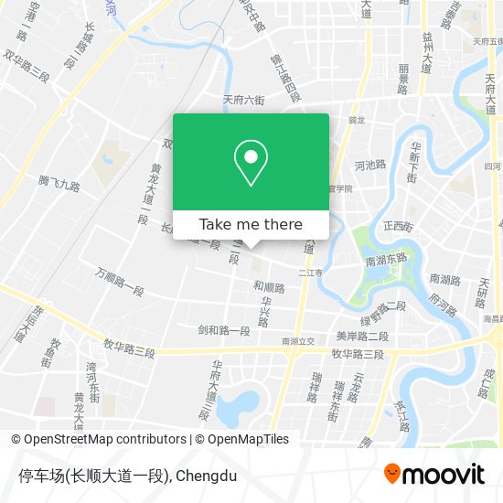 停车场(长顺大道一段) map