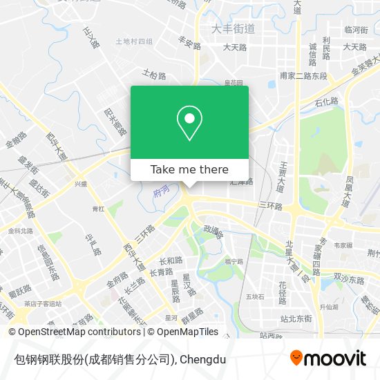 包钢钢联股份(成都销售分公司) map