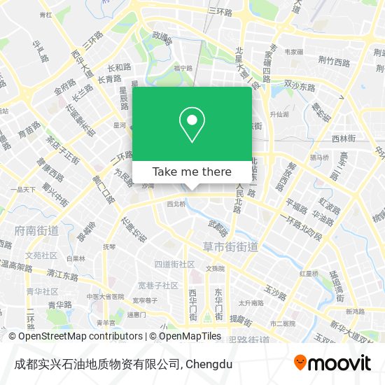 成都实兴石油地质物资有限公司 map