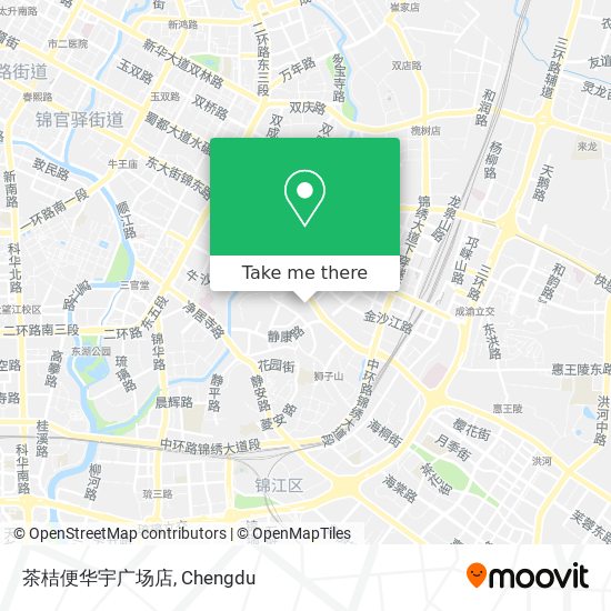 茶桔便华宇广场店 map