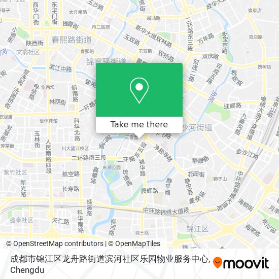 成都市锦江区龙舟路街道滨河社区乐园物业服务中心 map