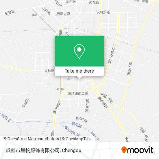 成都市星帆服饰有限公司 map