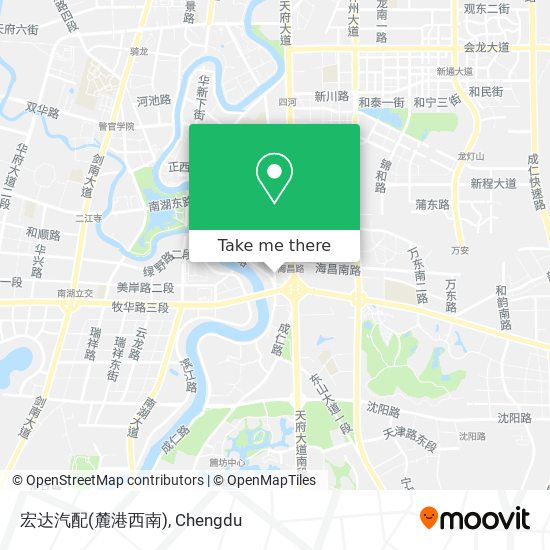宏达汽配(麓港西南) map