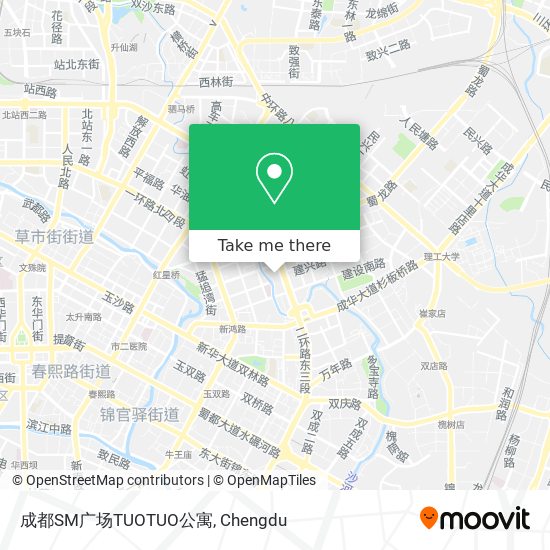 成都SM广场TUOTUO公寓 map