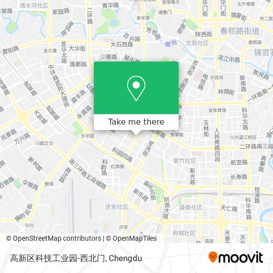 高新区科技工业园-西北门 map