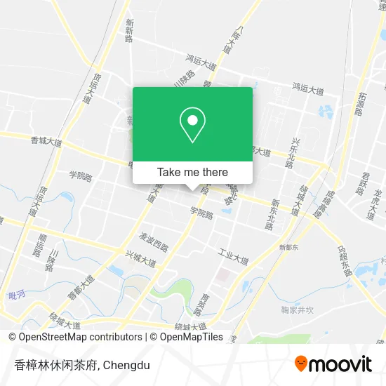 香樟林休闲茶府 map