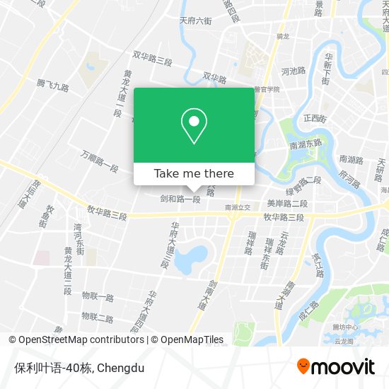 保利叶语-40栋 map