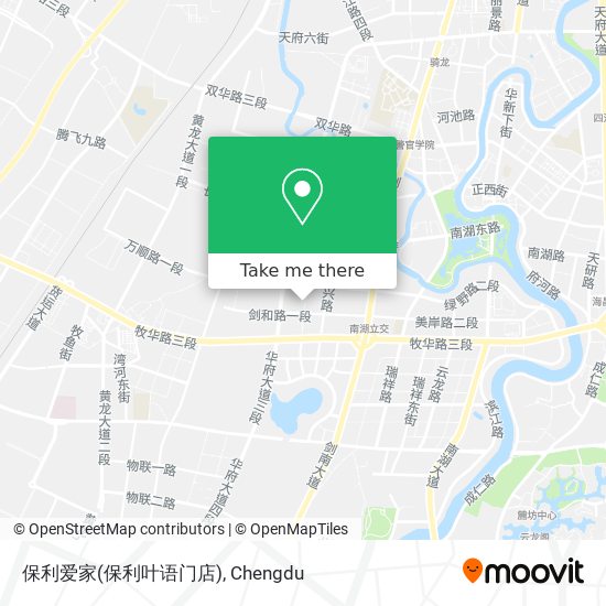 保利爱家(保利叶语门店) map