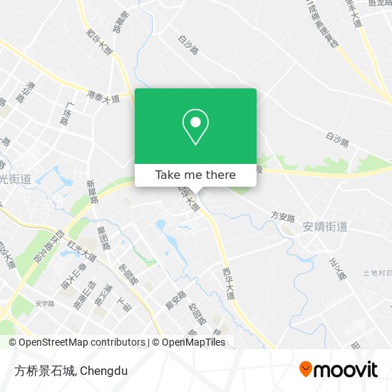 方桥景石城 map