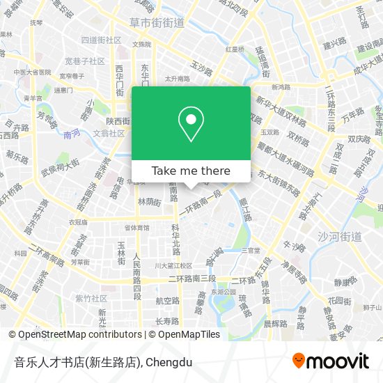 音乐人才书店(新生路店) map