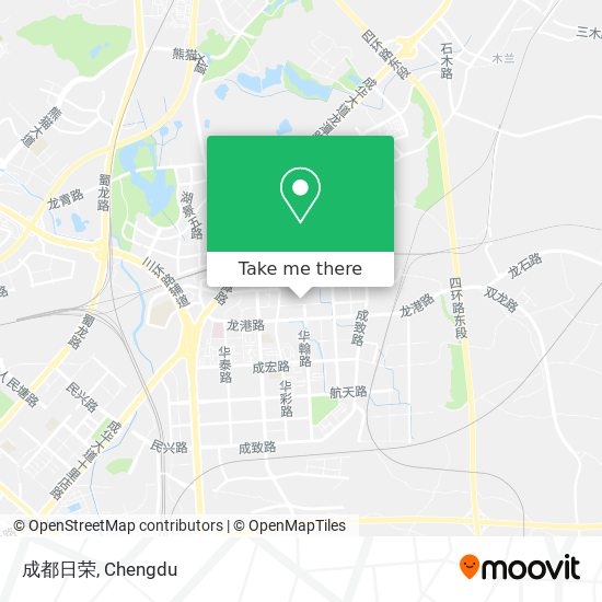 成都日荣 map