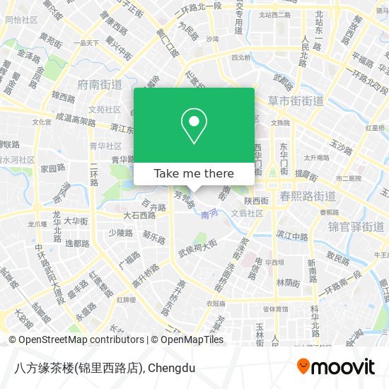 八方缘茶楼(锦里西路店) map