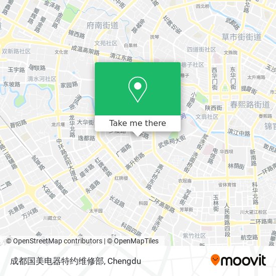 成都国美电器特约维修部 map