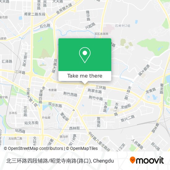 北三环路四段辅路/昭觉寺南路(路口) map