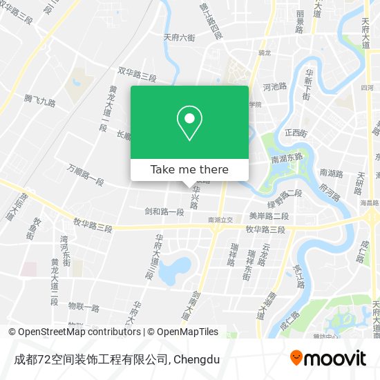 成都72空间装饰工程有限公司 map