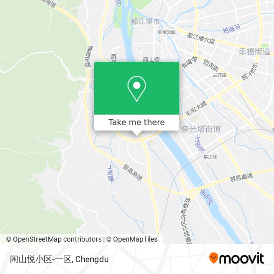 闲山悦小区-一区 map