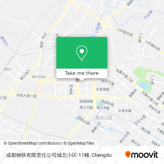 成都钢铁有限责任公司城北小区-11幢 map