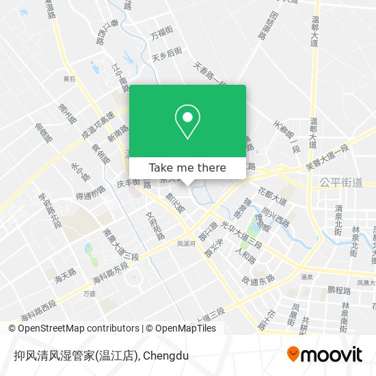 抑风清风湿管家(温江店) map
