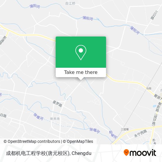成都机电工程学校(唐元校区) map