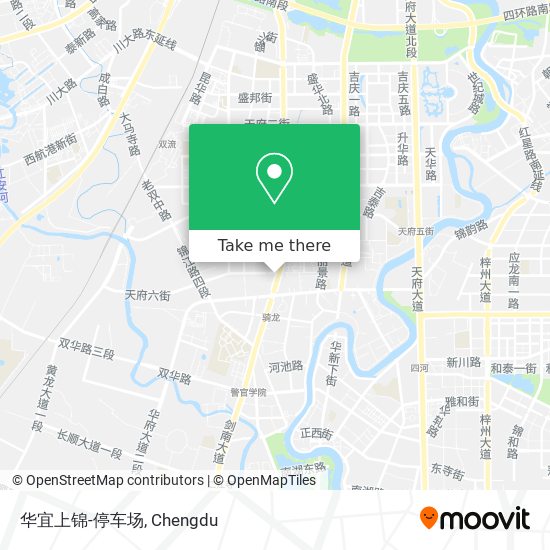 华宜上锦-停车场 map