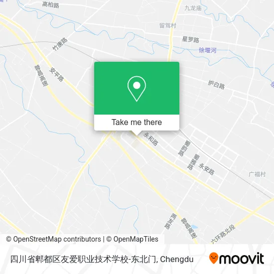 四川省郫都区友爱职业技术学校-东北门 map