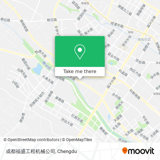 成都福盛工程机械公司 map