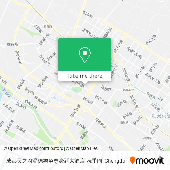 成都天之府温德姆至尊豪廷大酒店-洗手间 map