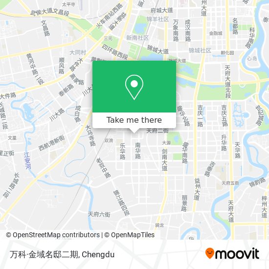 万科·金域名邸二期 map