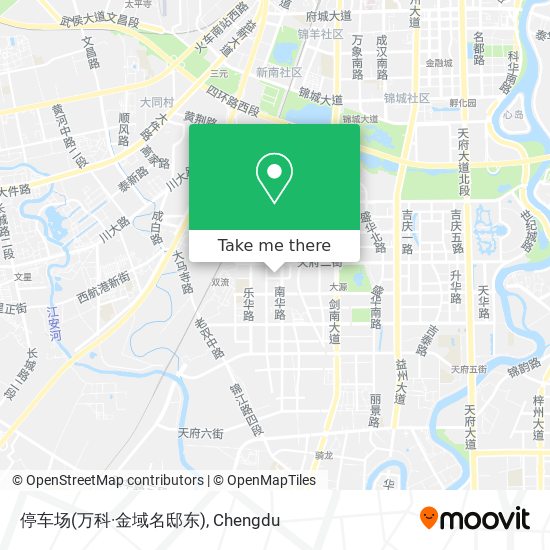 停车场(万科·金域名邸东) map