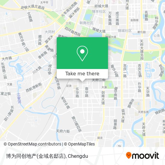 博为同创地产(金域名邸店) map