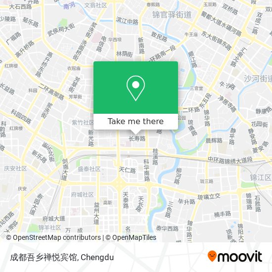 成都吾乡禅悦宾馆 map