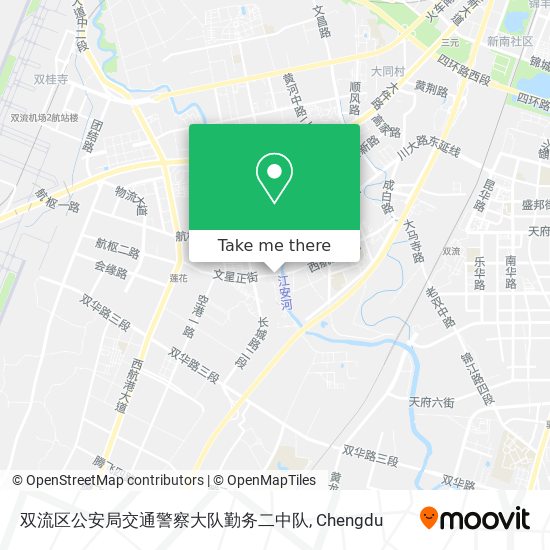 双流区公安局交通警察大队勤务二中队 map
