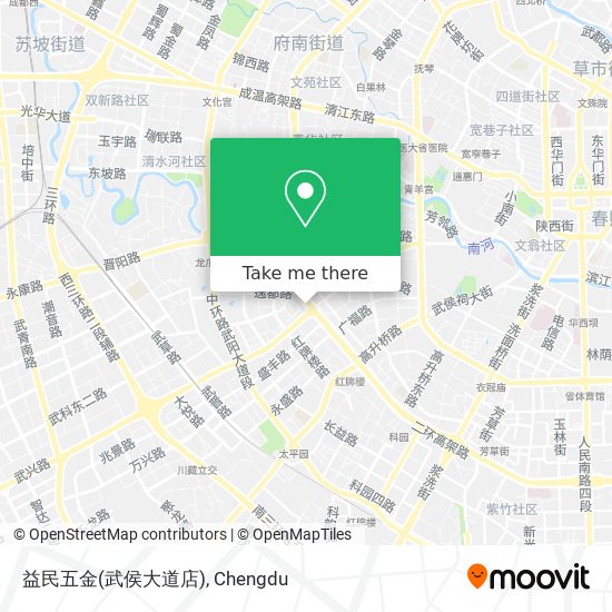 益民五金(武侯大道店) map
