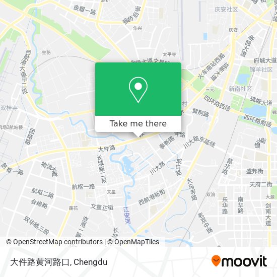 大件路黄河路口 map