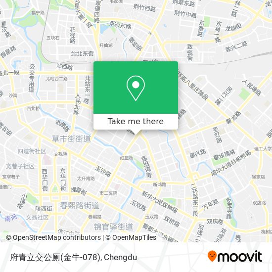 府青立交公厕(金牛-078) map