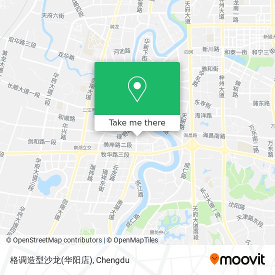 格调造型沙龙(华阳店) map