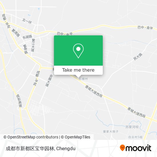 成都市新都区宝华园林 map