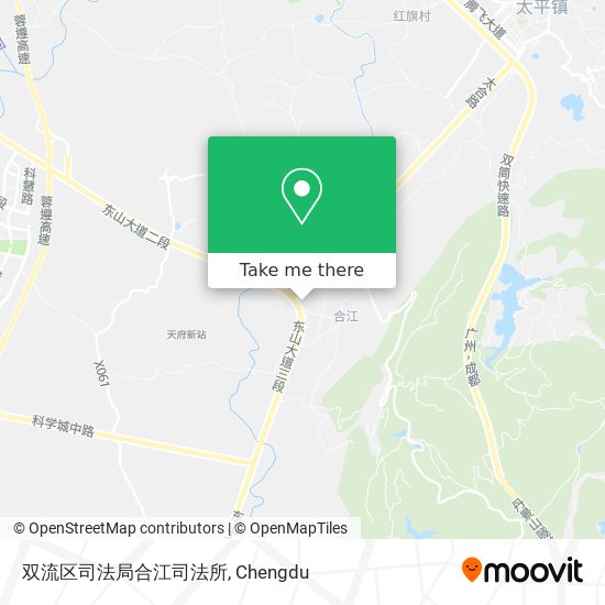 双流区司法局合江司法所 map
