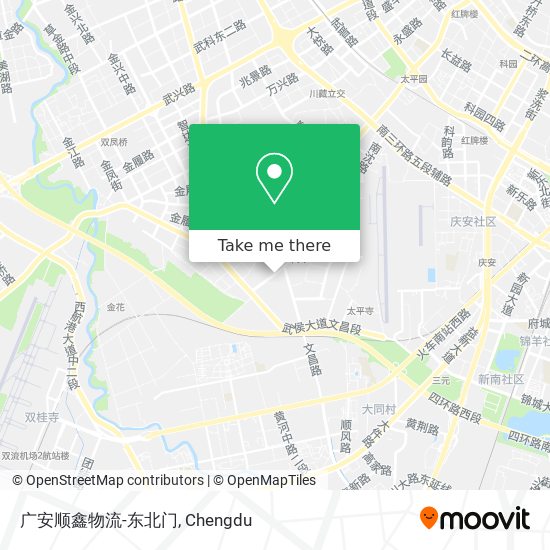 广安顺鑫物流-东北门 map