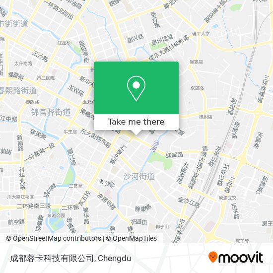 成都蓉卡科技有限公司 map