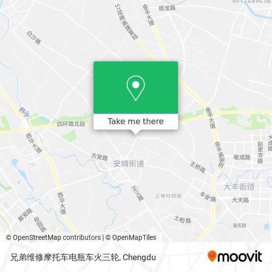 兄弟维修摩托车电瓶车火三轮 map
