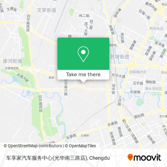 车享家汽车服务中心(光华南三路店) map