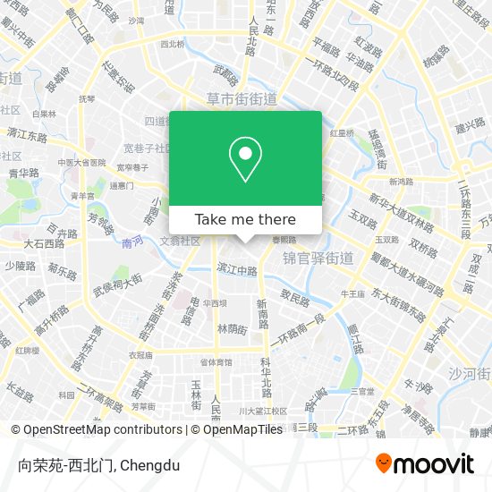 向荣苑-西北门 map