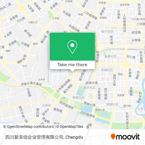 四川新东信企业管理有限公司 map