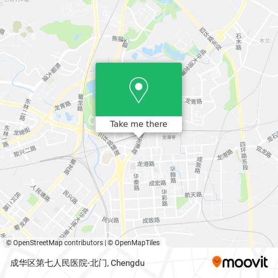 成华区第七人民医院-北门 map
