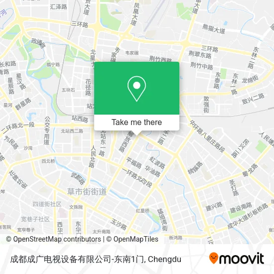 成都成广电视设备有限公司-东南1门 map