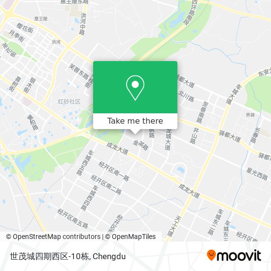 世茂城四期西区-10栋 map