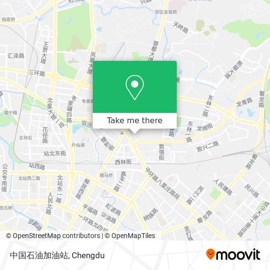 中国石油加油站 map