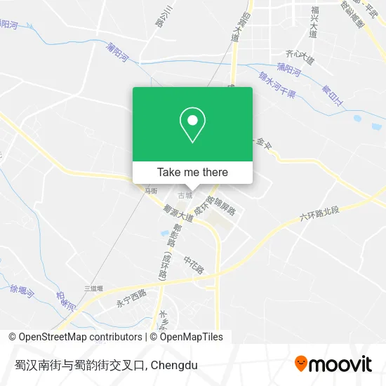 蜀汉南街与蜀韵街交叉口 map