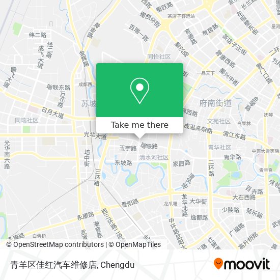 青羊区佳红汽车维修店 map